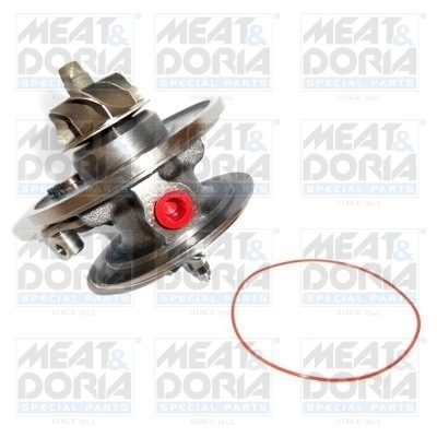 Core assembly, turbocharger
